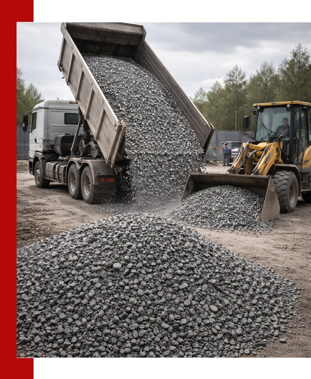 Доставка и продажа щебня гранитного в Сибае