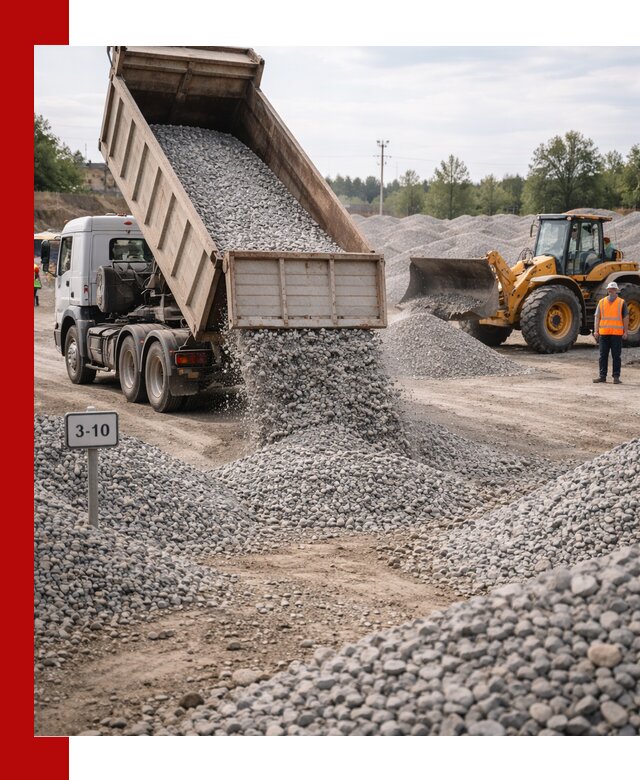Гранитный щебень фракции 3–10: доставка и продажа в Сибае
