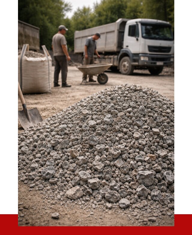 Гранитный щебень фракция 20-40 в Сибае от 3288 руб. ПРОНЕРУДСба