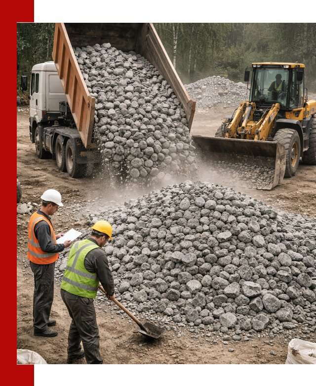 Гранитный щебень фракция 70-150 доставка в Сибае