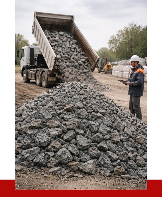 Гранитный щебень фракция 100-200 в Сибае от 4316 р. ПРОНЕРУДСба