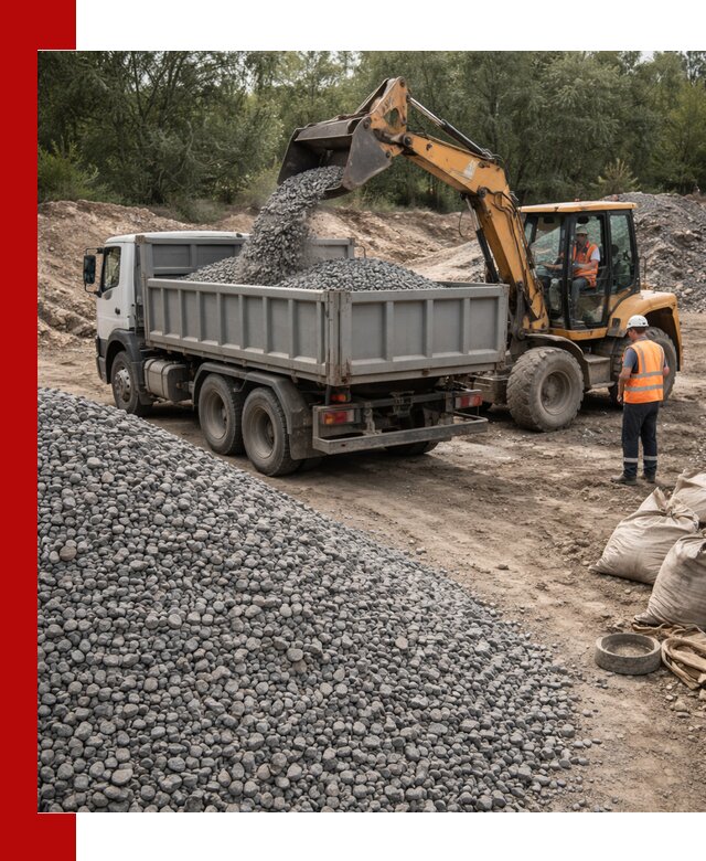 Доставка гравийного щебня в Сибае оптом и в розницу