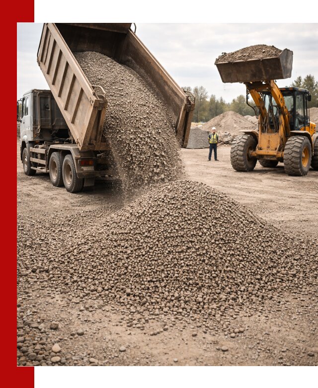 Гравийный щебень фракция 3–10 с доставкой в Сибае