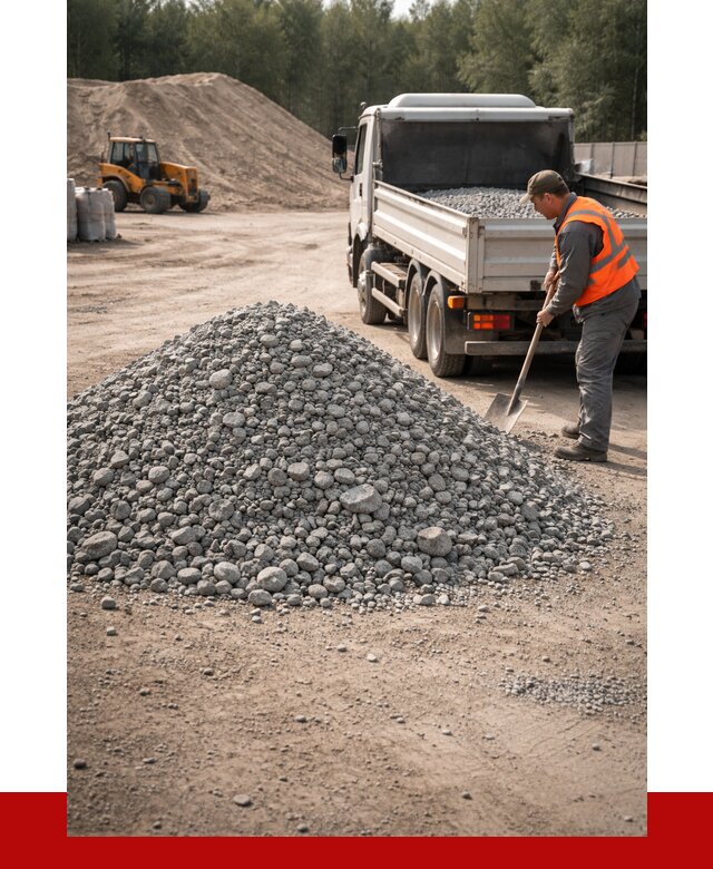 Гравийный щебень фракция 5-10 в Сибае от 2261 р. | ПРОНЕРУДСба