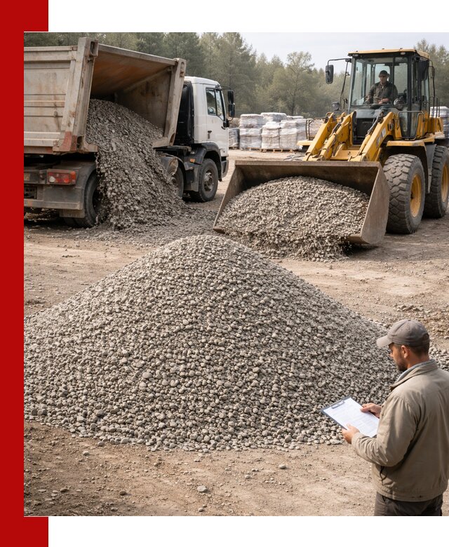 Гравийный щебень фракция 5–10 с доставкой в Сибае