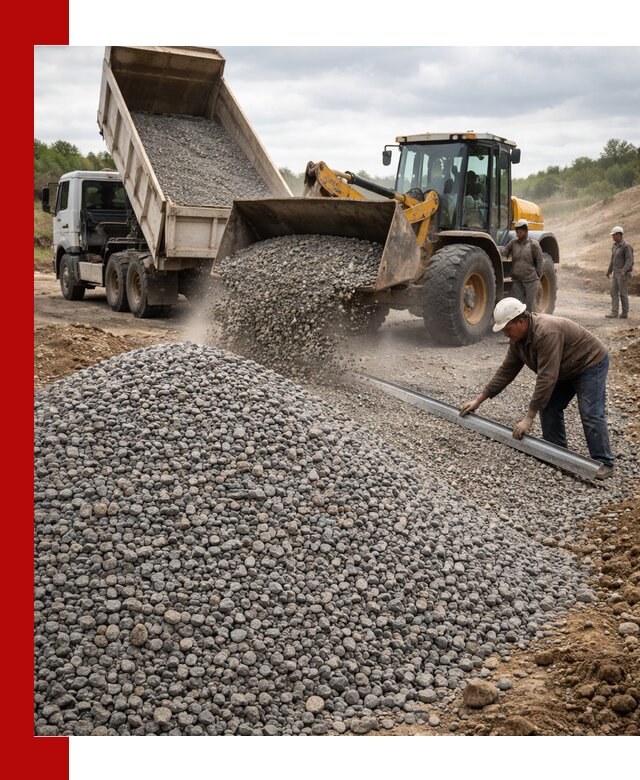 Гравийный щебень фракция 5-20 с доставкой в Сибае