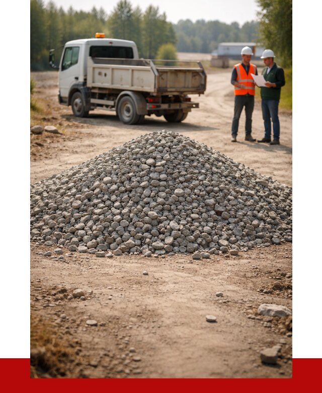 Гравийный щебень фракция 20-40 в Сибае от 1233 р. | ПРОНЕРУДСба