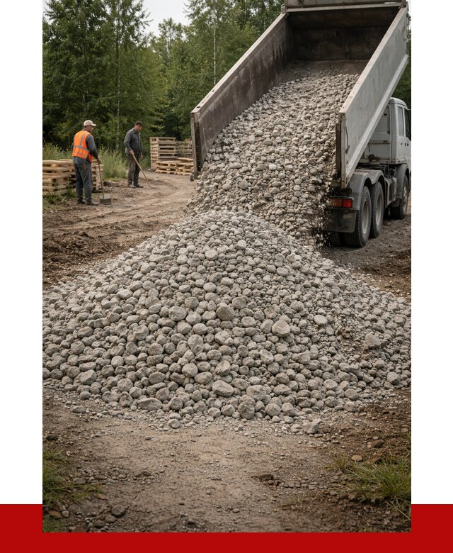 гравийный щебень фракция 70-120 в Сибае от 2518 р. ПРОНЕРУДСба