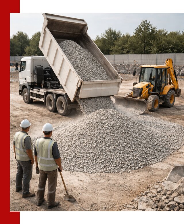 Купить известняковый щебень фракции 5–10 мм с доставкой в Сибае
