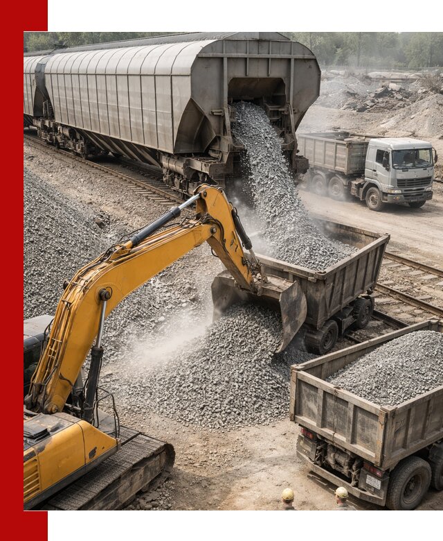 Доставка железнодорожного щебня в Сибае крупными партиями быстрого отгруза