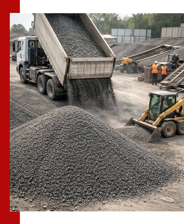 Вторичный щебень фракция 0–5 с доставкой в Сибае