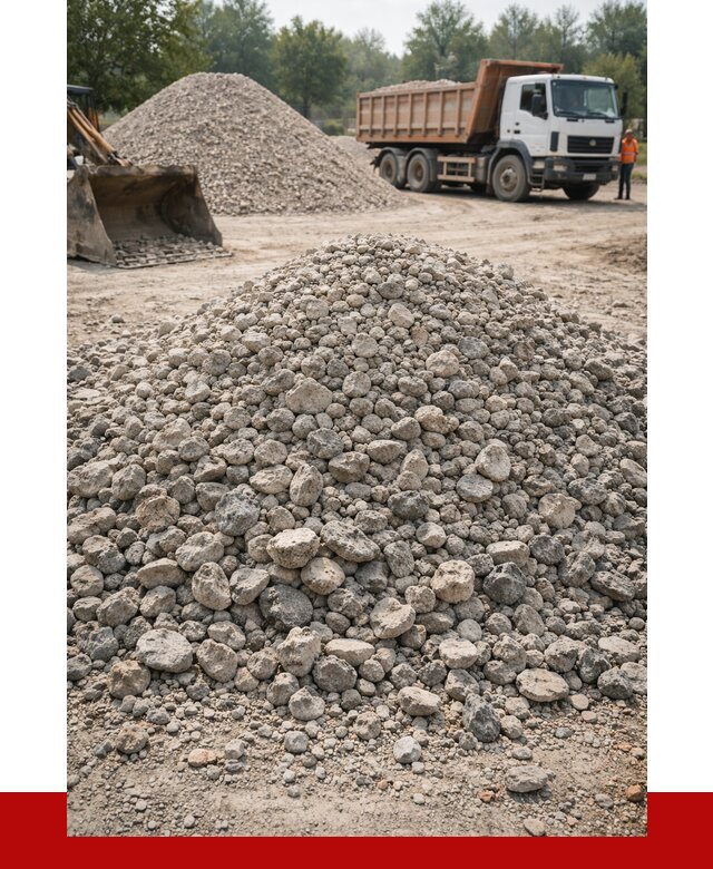 Вторичный щебень фракция 20-40 в Сибае от 2261 р ПРОНЕРУДСба