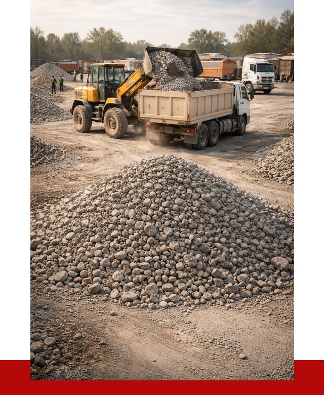 Вторичный щебень фракция 40-70 в Сибае от 1788 р, ПРОНЕРУДСба