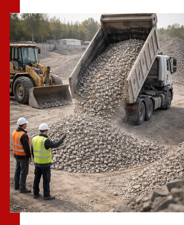 Вторичный щебень фракция 40–70 доставка в Сибае