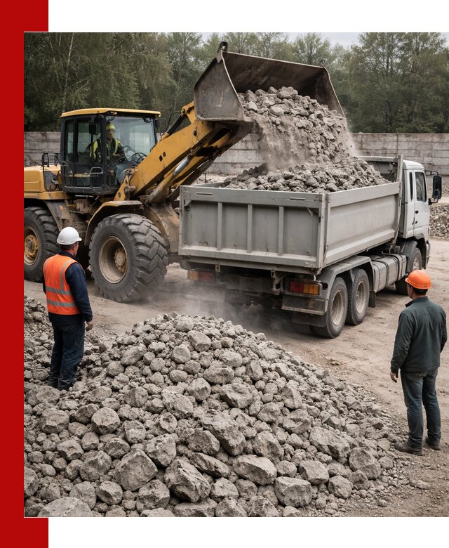 Вторичный щебень фракция 70–150 в Сибае с доставкой