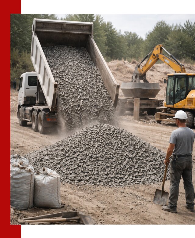 Доставка и продажа бетонного щебня в Сибае