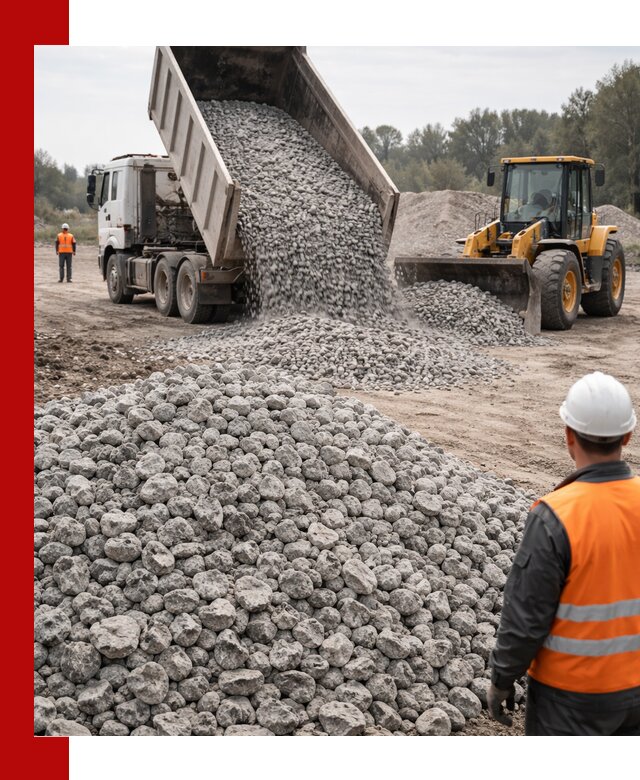 Доставка бетонного щебня фракции 20-40 в Сибае