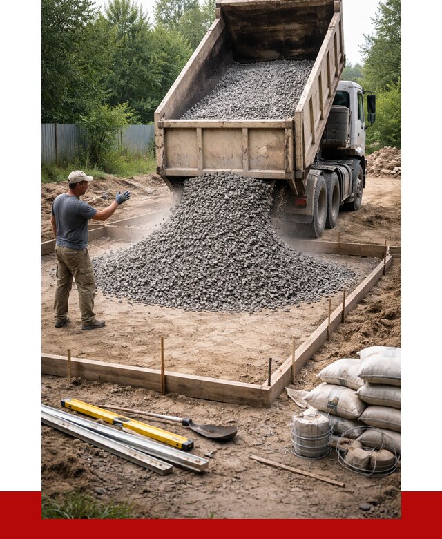 Купить щебень для фундамента в Сибае от 4624 р. | ПРОНЕРУДСба