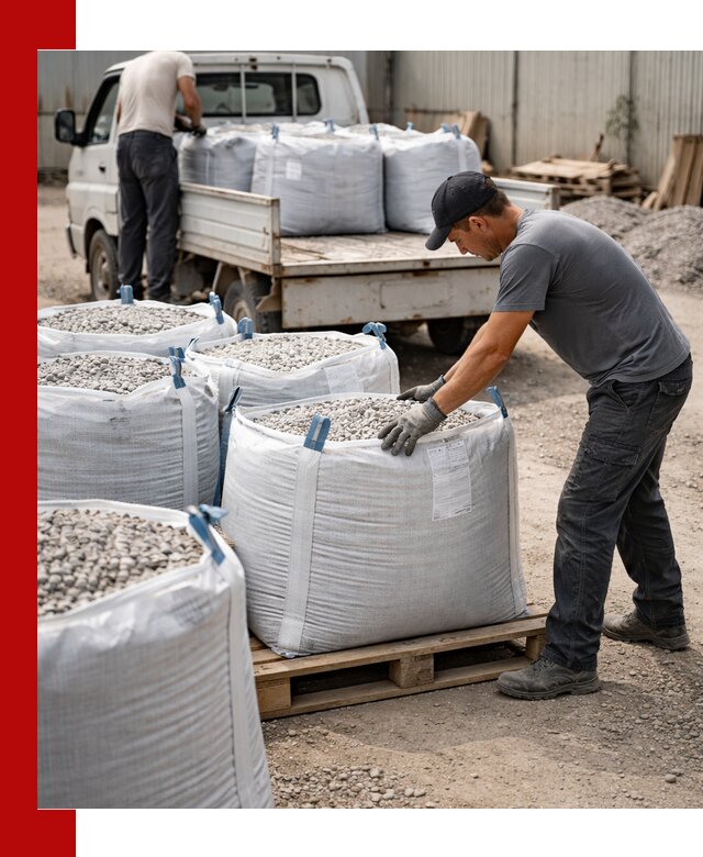 Доставка щебня в мешках по выгодным ценам в Сибае