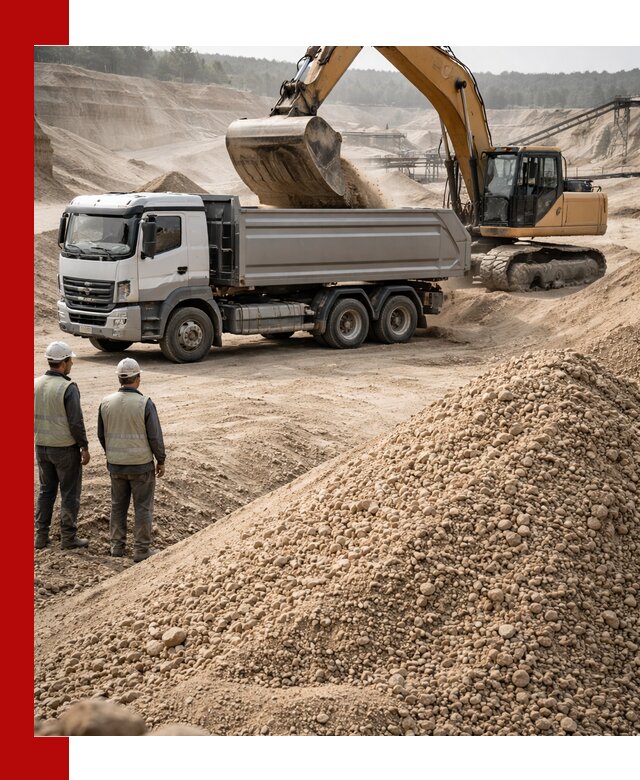 Карьерный крупнозернистый песок с доставкой в Сибае