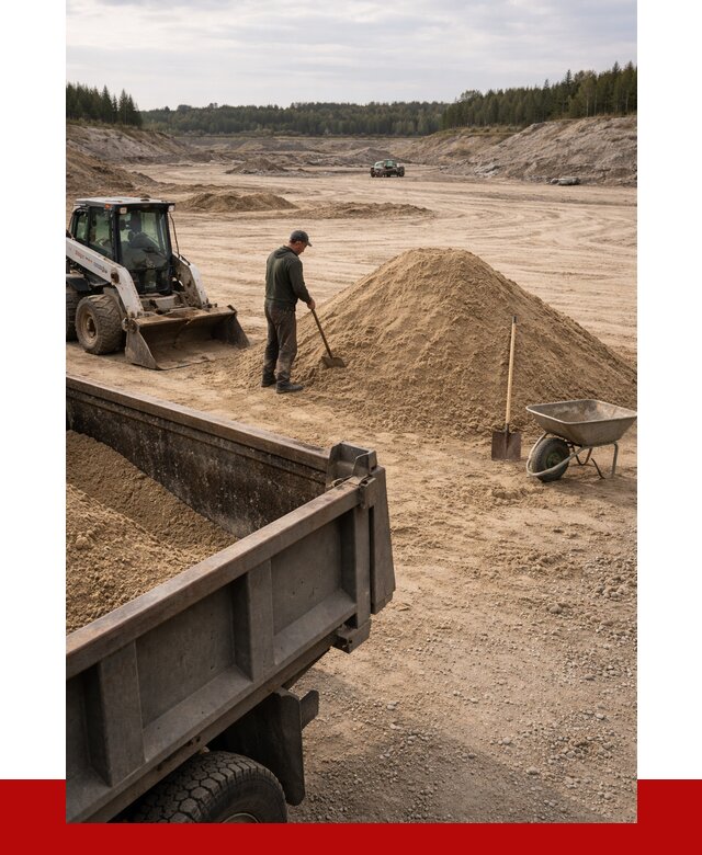 Карьерный песок среднезернистый в Сибае, от 2261 р. ПРОНЕРУДСба