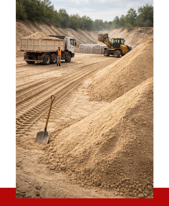 Карьерный песок мелкозернистый в Сибае от 9248 р. | ПРОНЕРУДСба