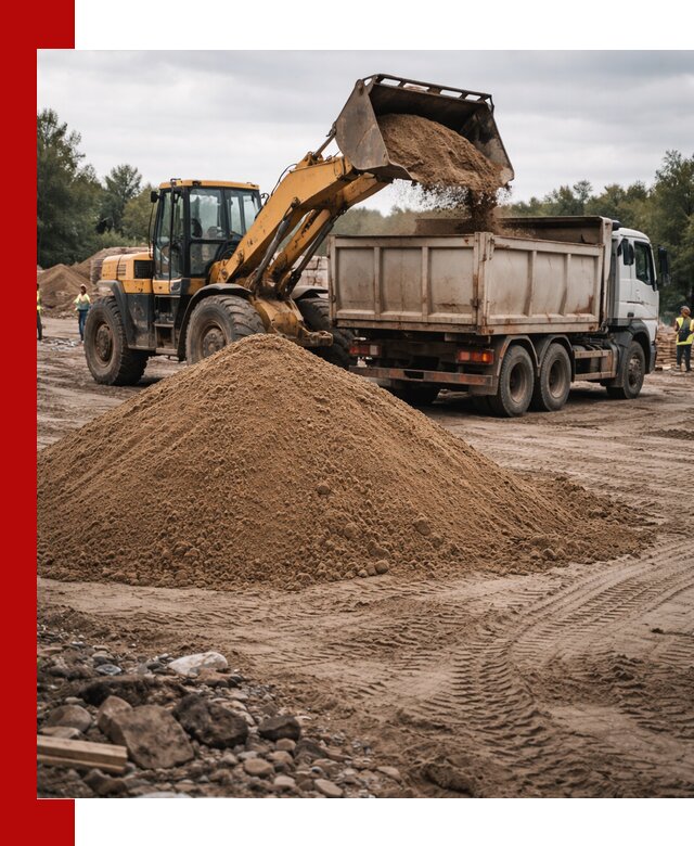 Доставка речного песка навалом в Сибае быстро и выгодно