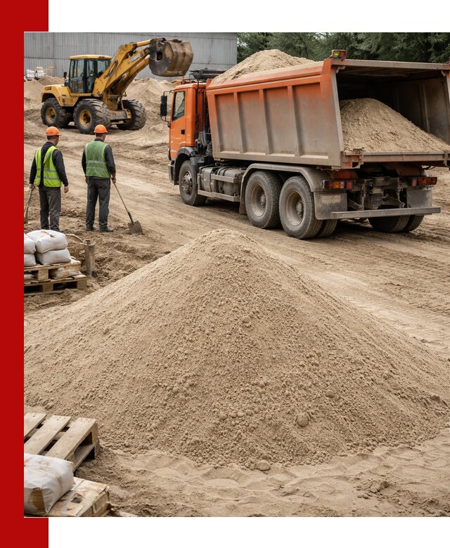 Доставка и продажа мытого речного песка в Сибае