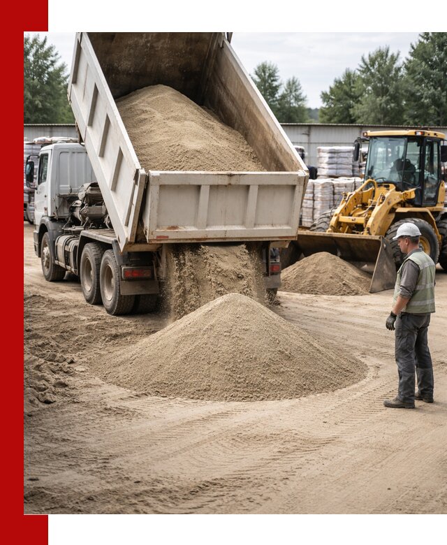 Поставка и доставка песка для бетона в Сибае