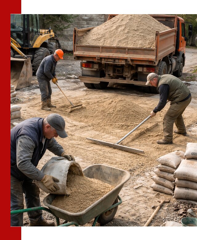 Поставка песка для стяжки в Сибае с быстрой доставкой