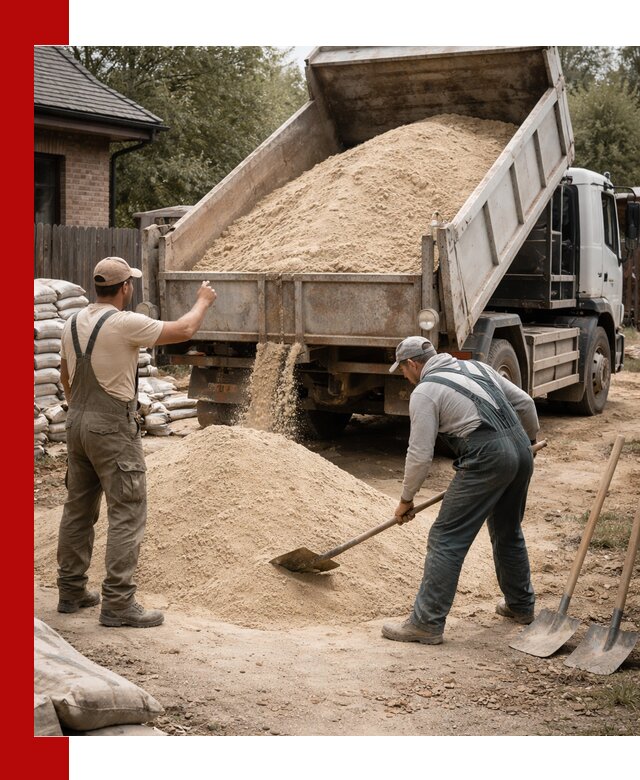 Песок для штукатурки с доставкой в Сибае качественный и чистый