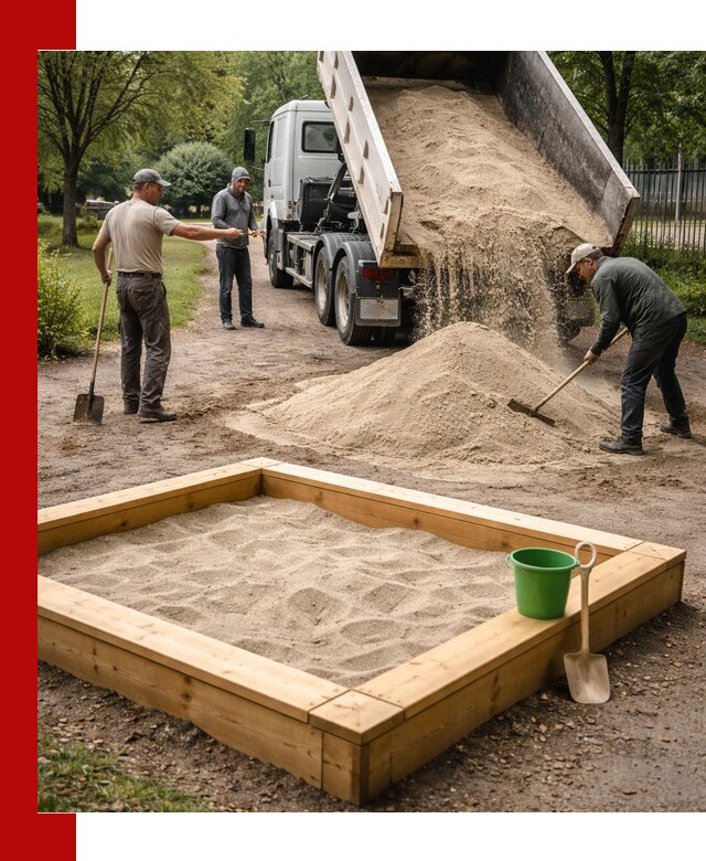 Песок для песочницы с доставкой в Сибае недорого и чистый