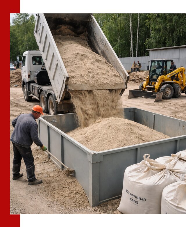 Кварцевый песок для фильтра в Сибае — доставка и качество