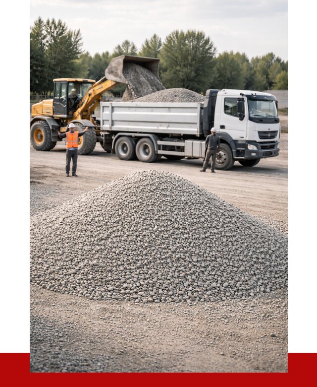 Купить мытый гравий в Сибае от 3597 р, доставка ПРОНЕРУДСба