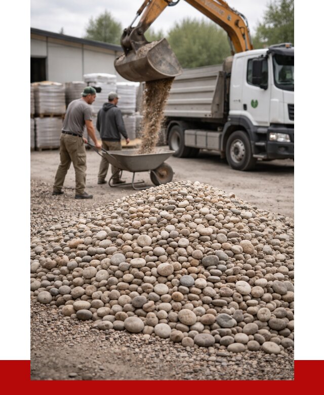 Галька декоративная в Сибае от 3288 р. за куб | ПРОНЕРУДСба