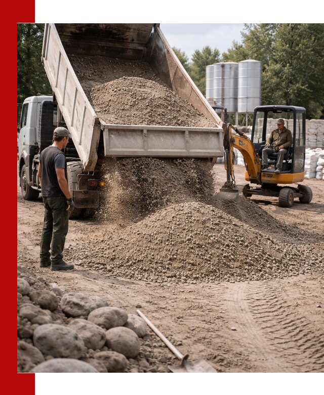 Доставка ПГС С3 в Сибае самосвалами и миксерами