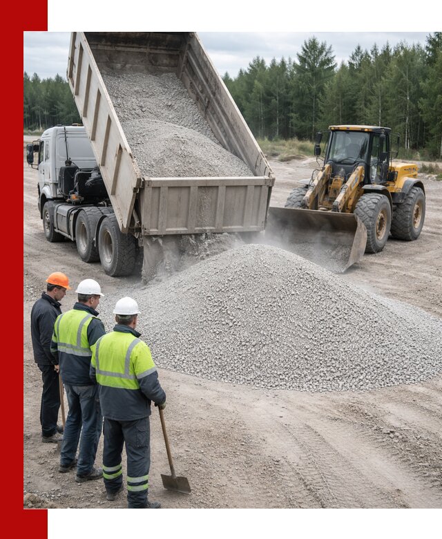 Известняковый отсев 0-5 доставка в Сибае быстро и выгодно