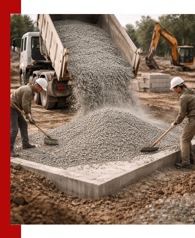 Доставка и продажа отсева для бетона в Сибае