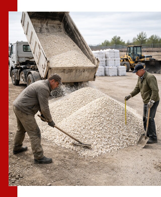 Мраморная крошка с доставкой и разгрузкой в Сибае