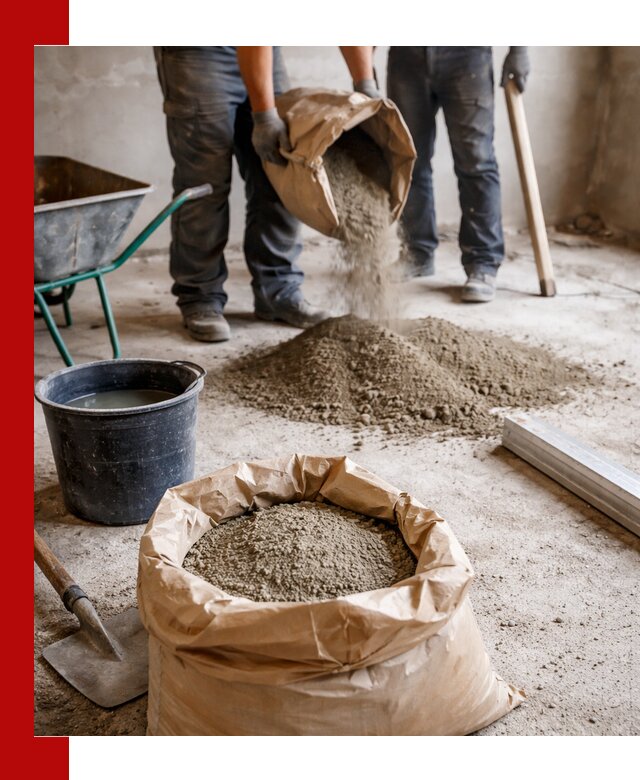 Доставка сухой смеси для стяжки в Сибае