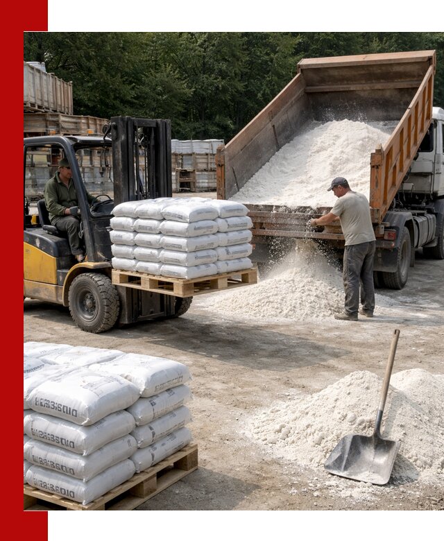 Доставка строительной извести оптом и в розницу в Сибае