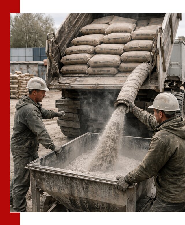 Доставка цемента М400 в Сибае оптом и в розницу