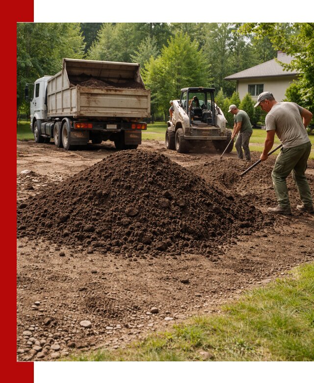 Доставка и укладка грунта для газона в Сибае