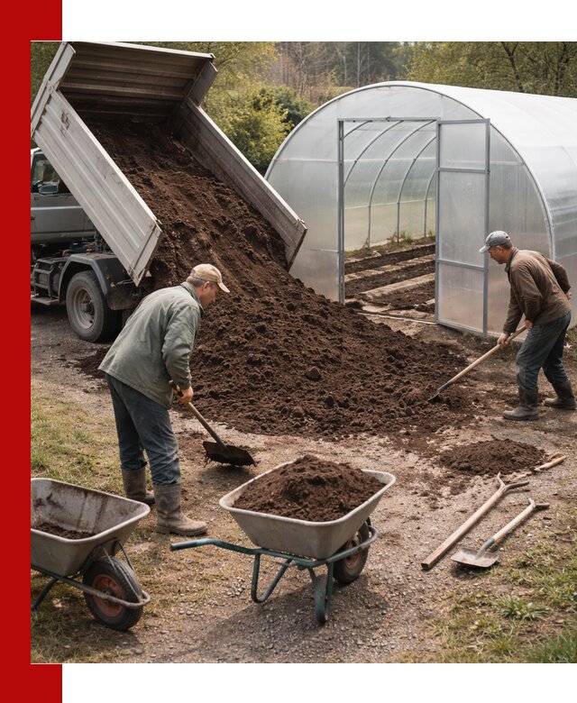 Грунт для теплицы с доставкой в Сибае — плодородный субстрат под растения