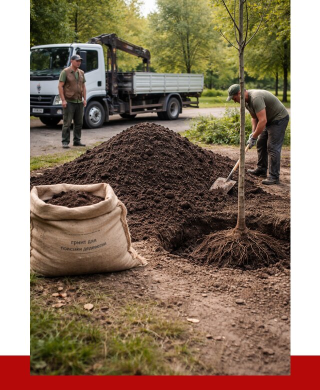 Грунт для посадки деревьев в Сибае от 1233 р. | ПРОНЕРУДСба