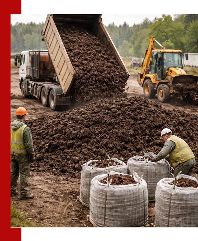 Доставка нейтрального торфа в Сибае оптом и в розницу