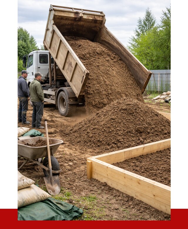 Торфо песчаная смесь в Сибае с доставкой от 1901 р. | ПРОНЕРУДСба