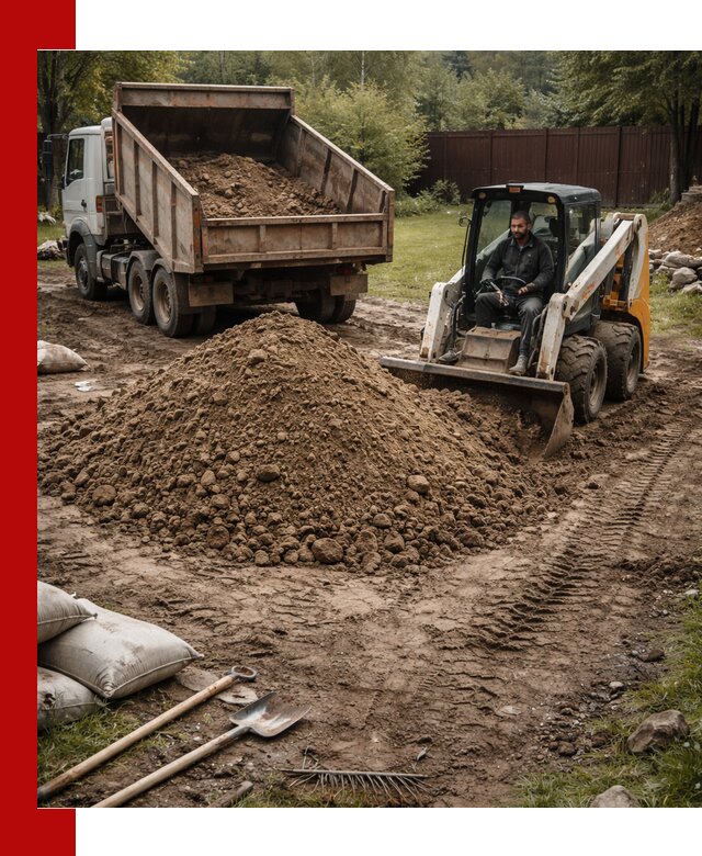 Суглинок для планировки участков в Сибае с доставкой и выгрузкой