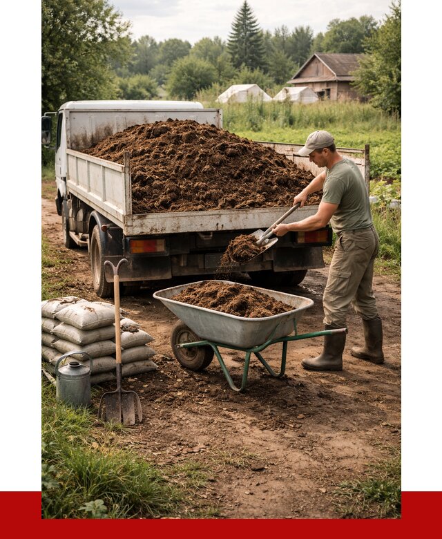 Купить коровий навоз с доставкой в Сибае от 1850 р. | ПРОНЕРУДСба