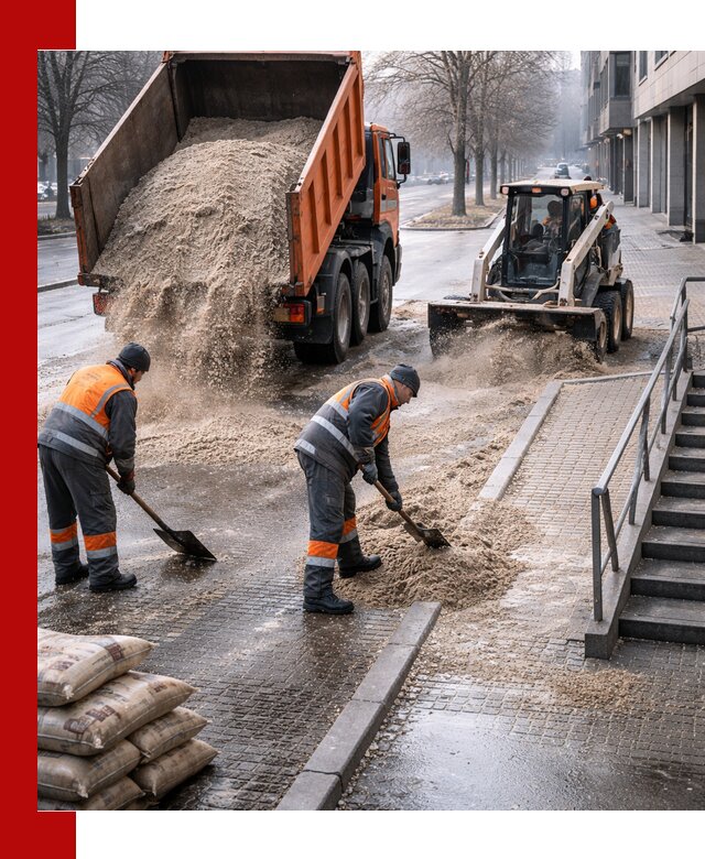 Поставка противогололедных материалов в Сибае